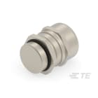 Te Entrelec - Presse-étoupe (sans contre-écrou), filetage métrique, Laiton nickelé (Taille C)