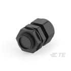 Te Entrelec - Presse-étoupe avec contre-écrou, filetage NPT, polyamide, noir (Taille D)