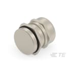 Te Entrelec - Presse-étoupe (sans contre-écrou), filetage métrique, Laiton nickelé (Taille A)