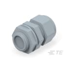 Te Entrelec - Presse-étoupe avec contre-écrou, filetage NPT, polyamide, gris (Taille C)