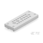 Te Entrelec - Presse-étoupe, plaques de 22 entrées, polyamide, gris c.