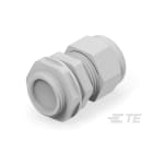 Te Entrelec - Presse-étoupe avec contre-écrou, filetage métrique, polyamide, gris (Taille F)