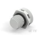 Te Entrelec - Bouchons de ventilation, filetage métrique, polyamide, gris c.