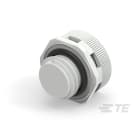 Te Entrelec - Bouchons de ventilation, filetage métrique, polyamide, gris c.