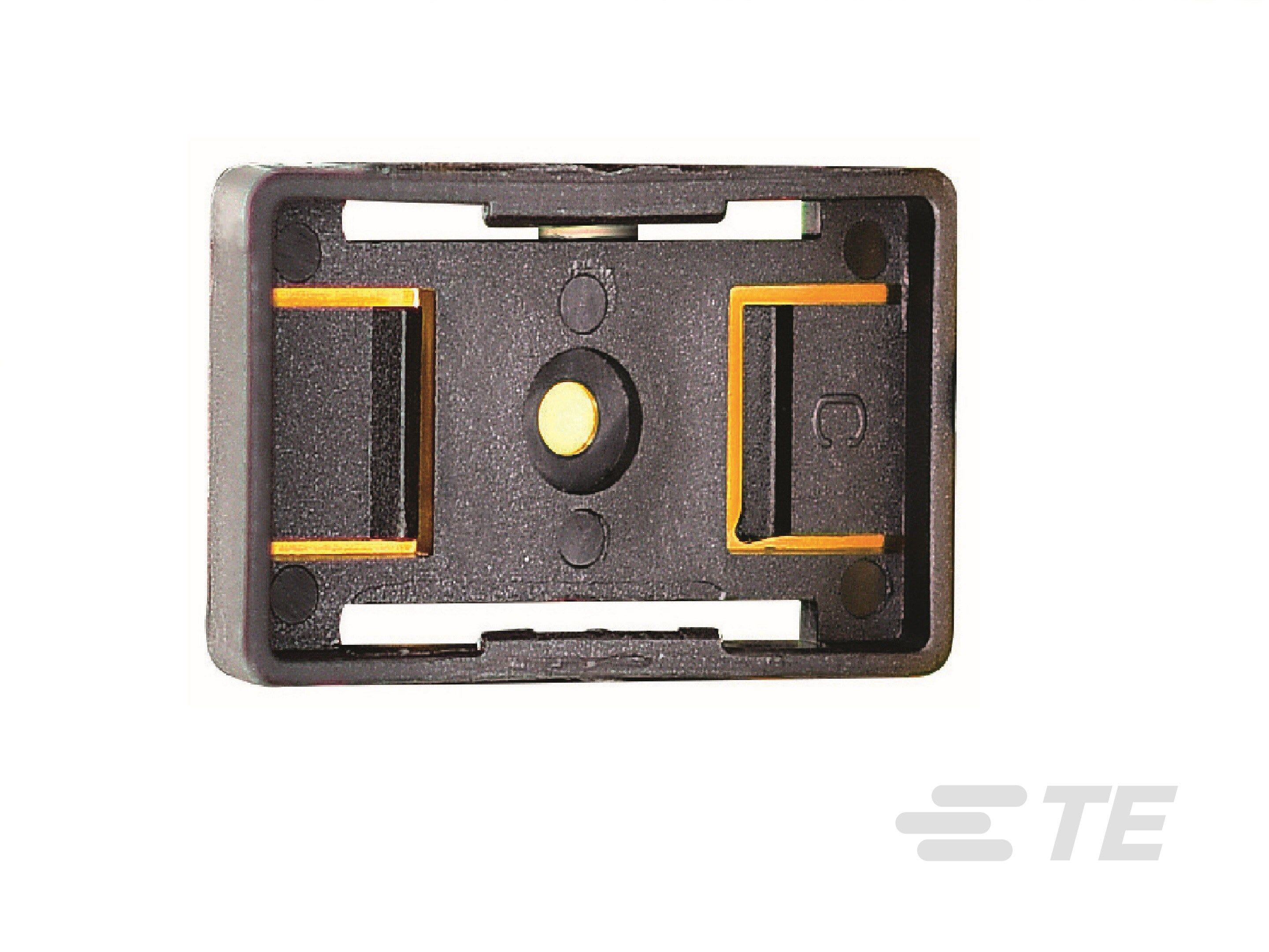 Te Entrelec - Porte-repère adhésif pour repère appareillage 17 x 52 mm (noir) en polyamide