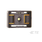 Te Entrelec - Porte-repère adhésif pour repère appareillage 17 x 70 mm (noir) en polyamide