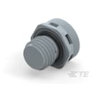 Te Entrelec - Bouchons de ventilation, filetage métrique, polyamide, gris (Taille K)