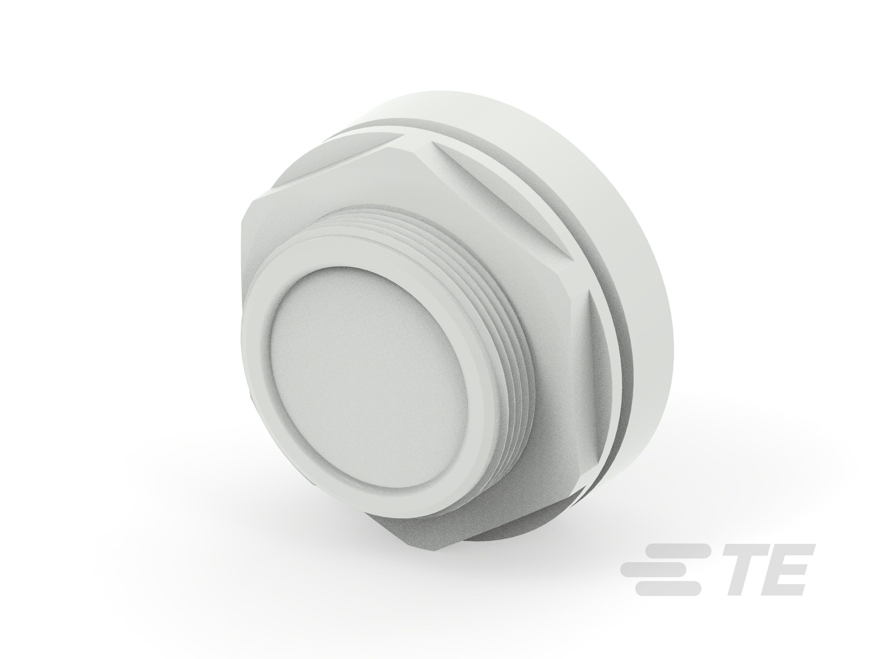 Te Entrelec - Bouchons de ventilation, filetage métrique, polyamide, gris c.