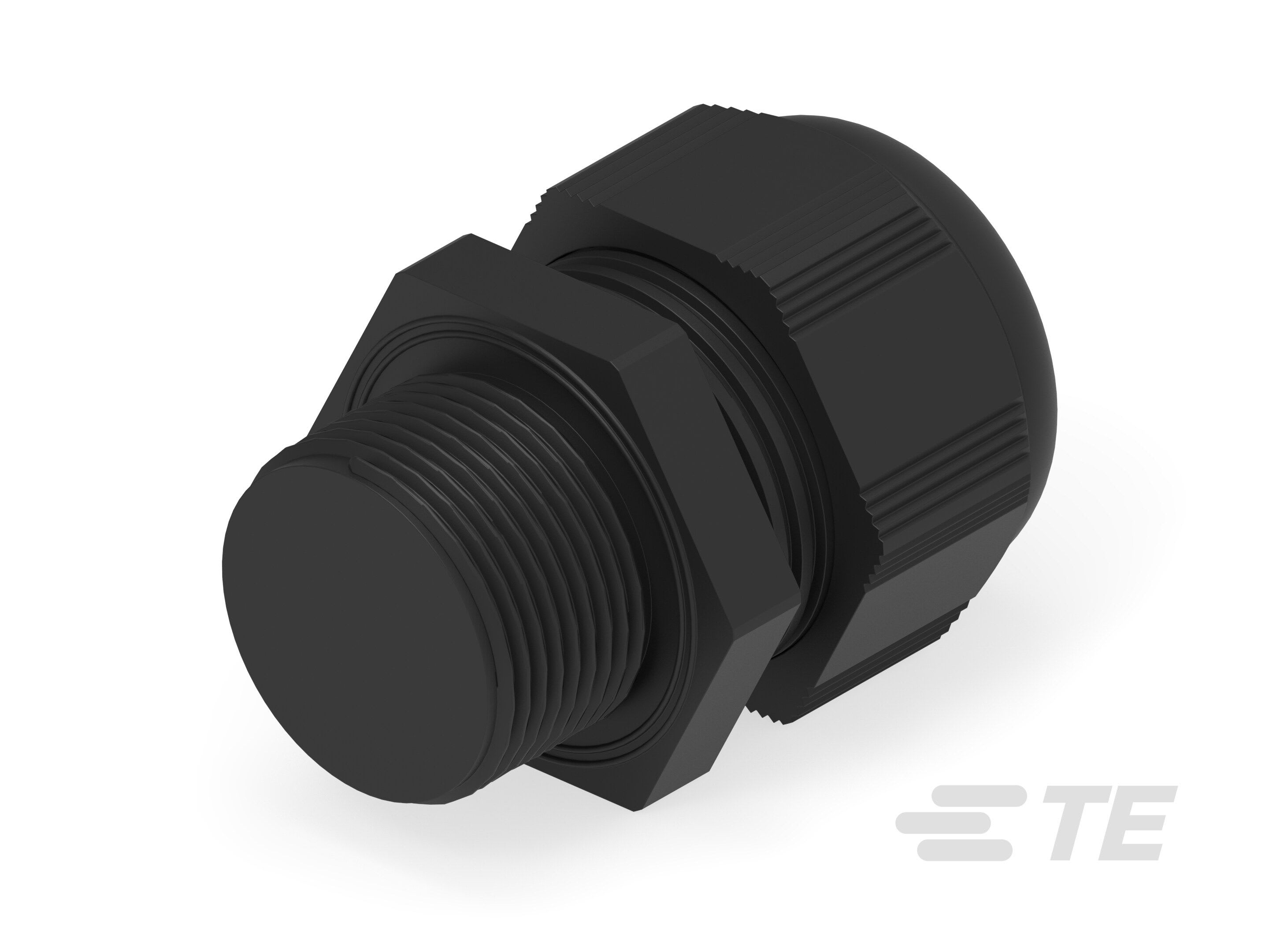 Te Entrelec - Presse-étoupe pour câbles RJ45, filetage métrique, polyamide, noir (Taille D)