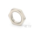 Te Entrelec - Accessoire pour PE : contre-écrou, filetage métrique, Laiton nickelé