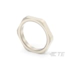 Te Entrelec - Accessoire pour PE : contre-écrou, filetage métrique, Laiton nickelé