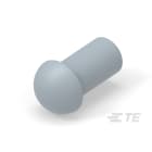 Te Entrelec - Bouchon dôme EP-DOP en polyamide, taille 9, diam. 6,4, Gris