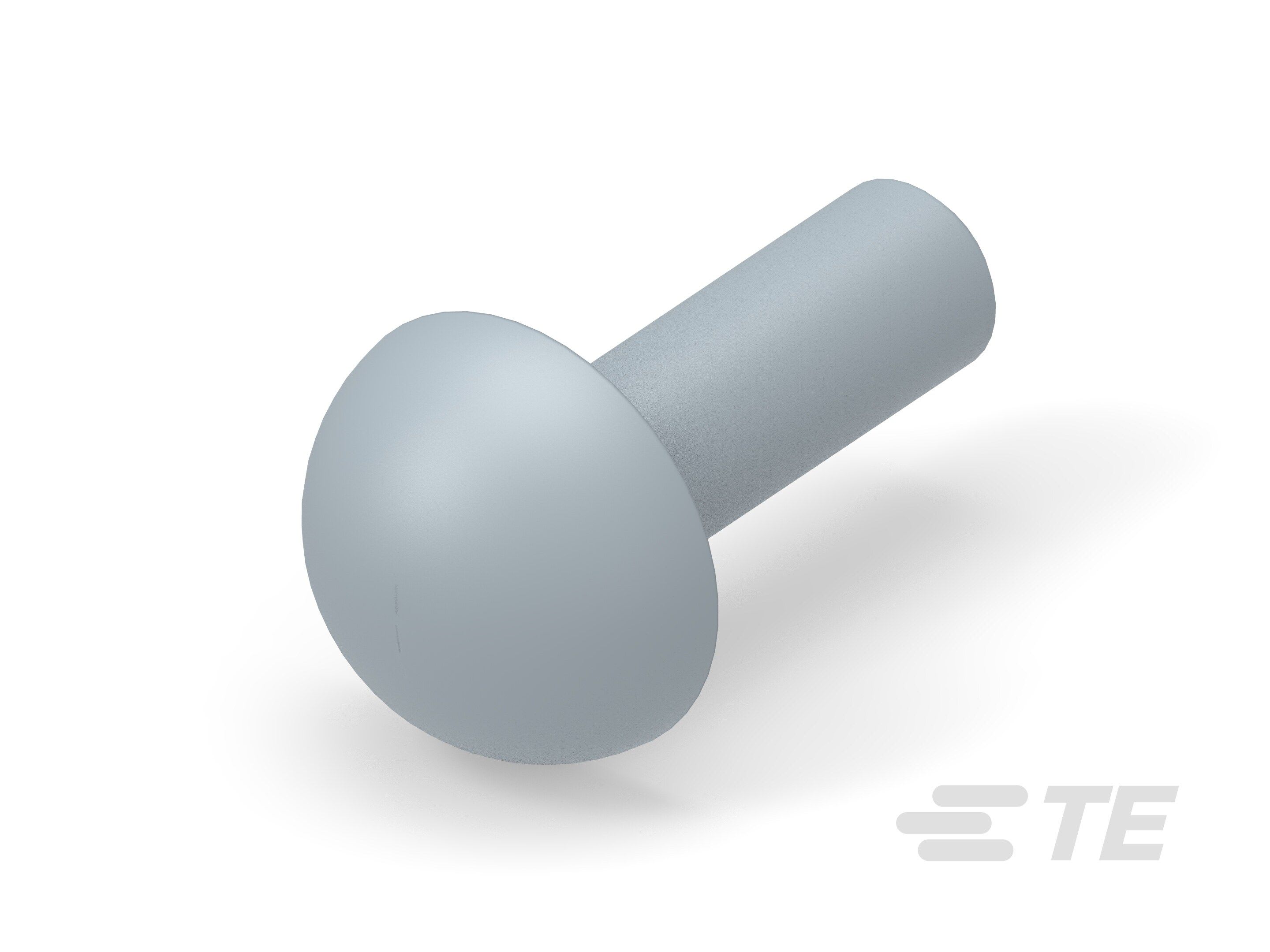 Te Entrelec - Bouchon dôme EP-DOP en polyamide, taille 9, diam. 4, Gris