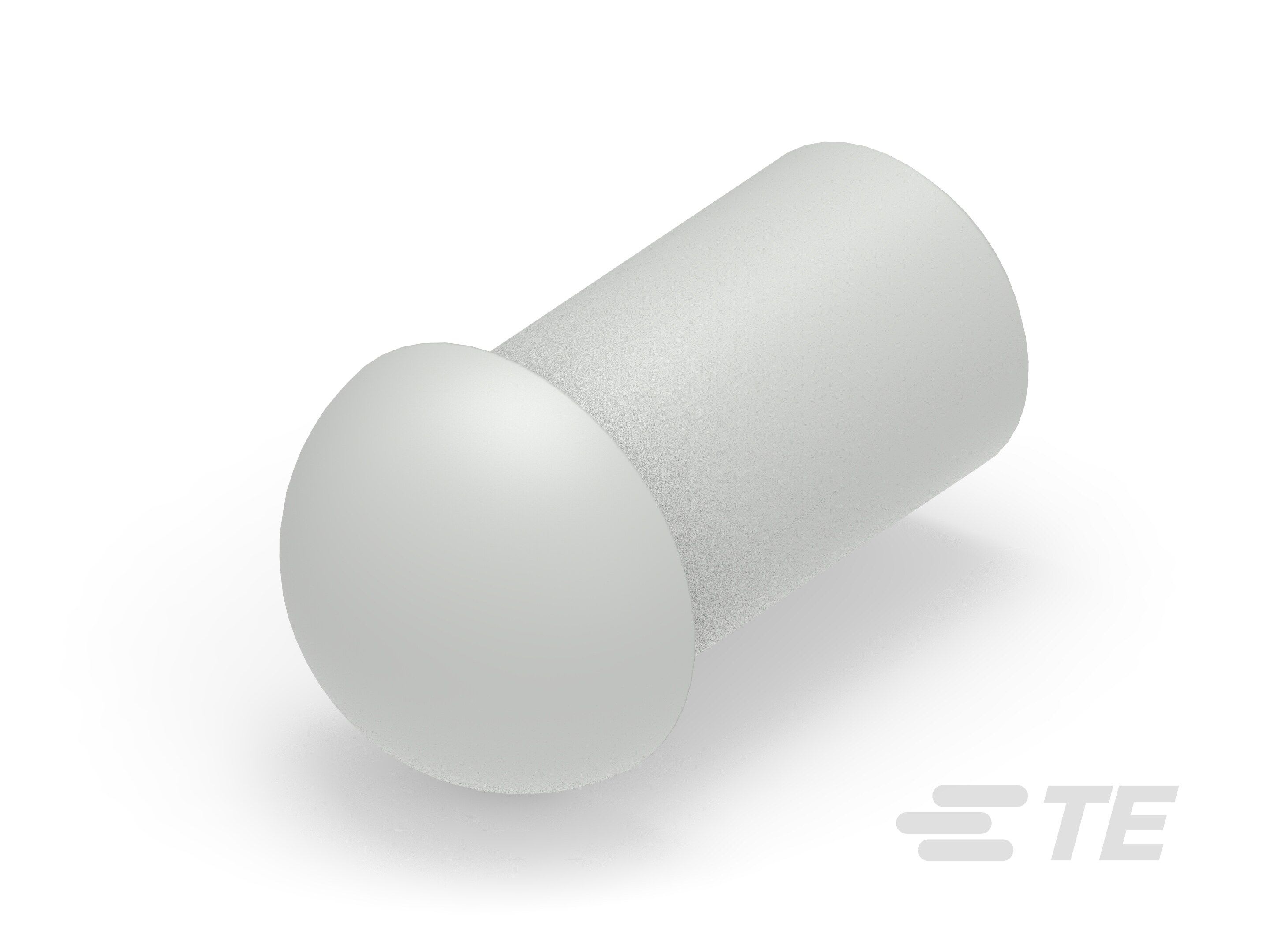 Te Entrelec - Bouchon dôme EP-DOP en polyamide, taille 11, diam. 8, Gris clair