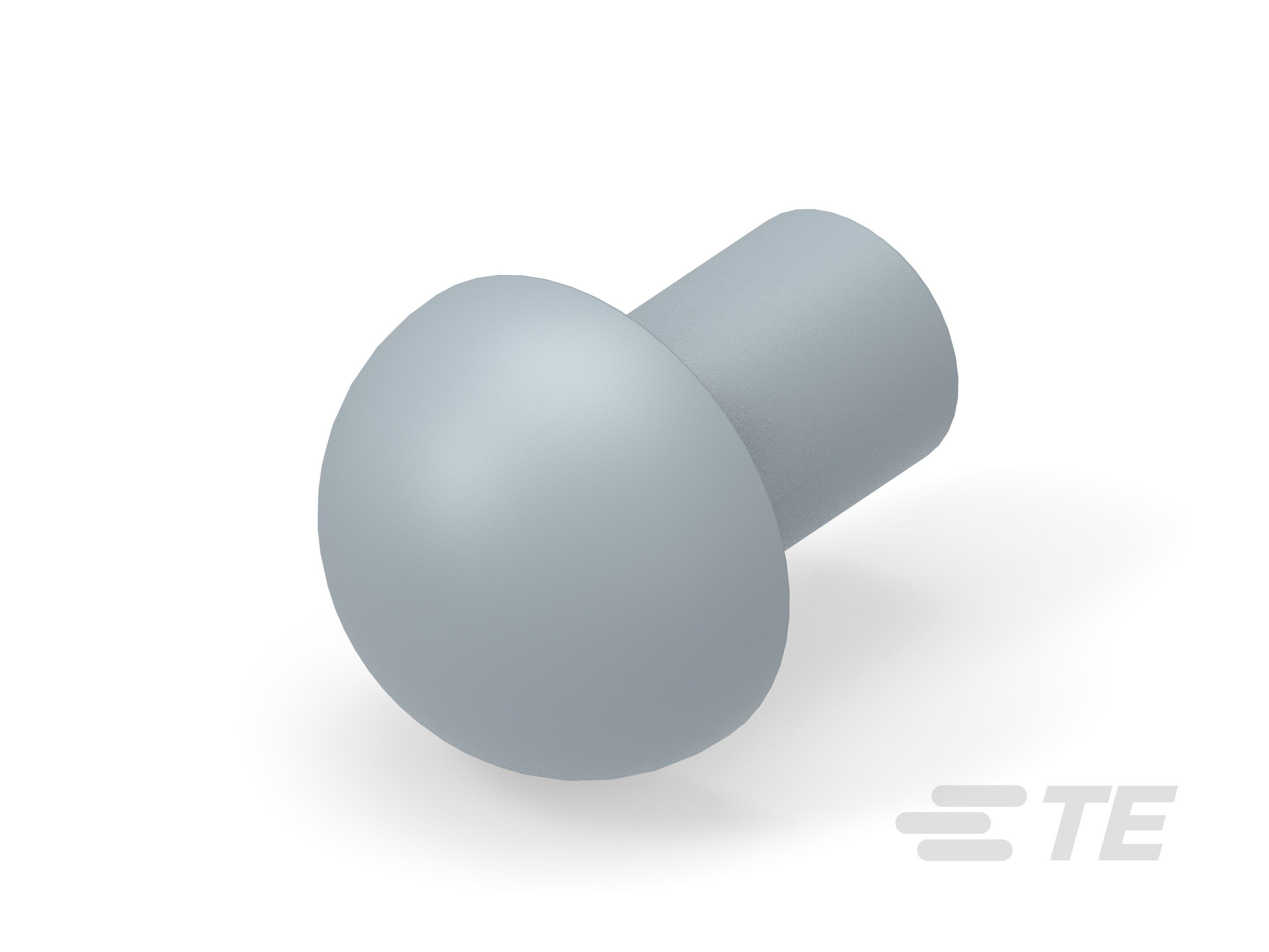 Te Entrelec - Bouchon dôme EP-DOP en polyamide, taille16, diam. 8,5, Gris