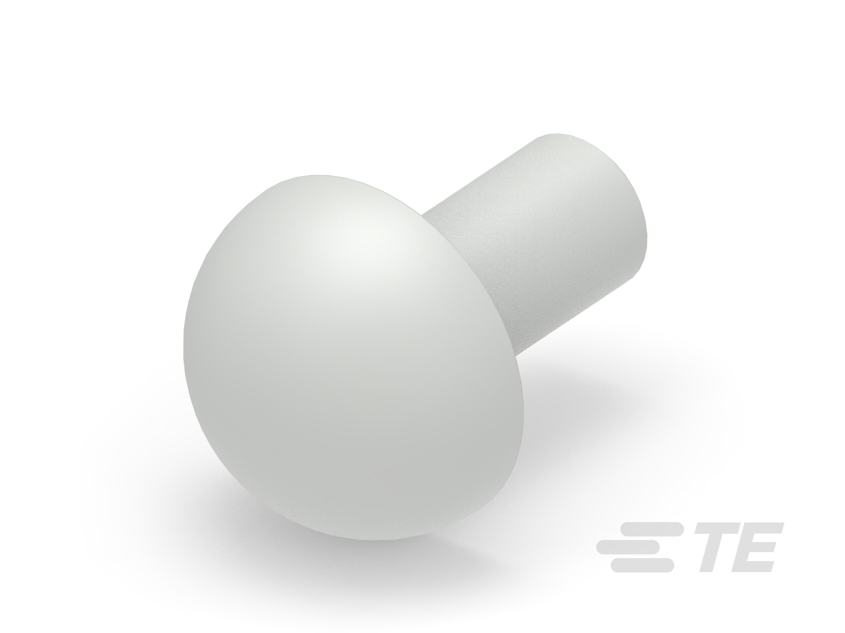 Te Entrelec - Bouchon dôme EP-DOP en polyamide, taille16, diam. 7, Gris clair