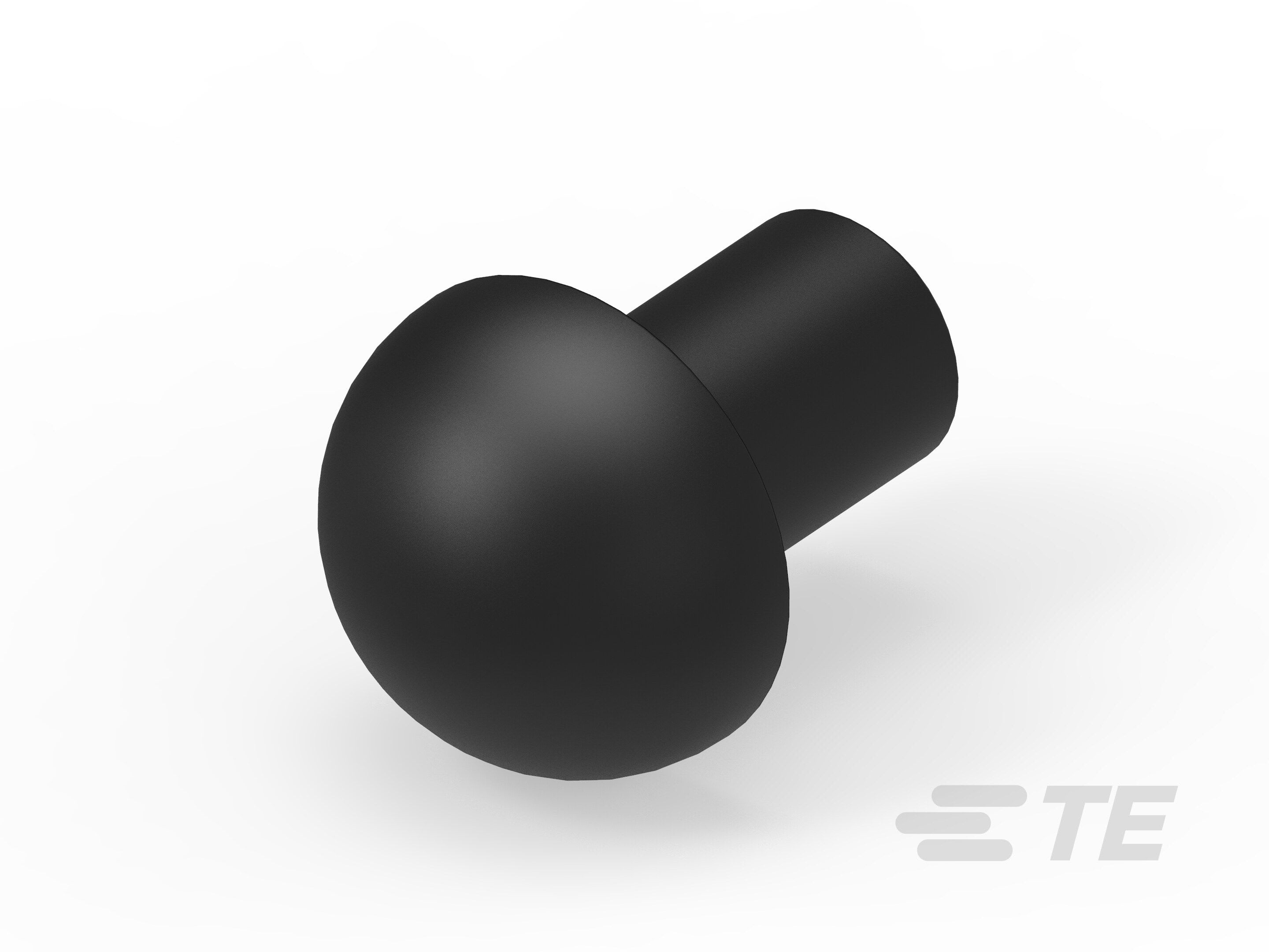 Te Entrelec - Bouchon dôme EP-DOP en polyamide, taille16, diam. 8,5, Noir