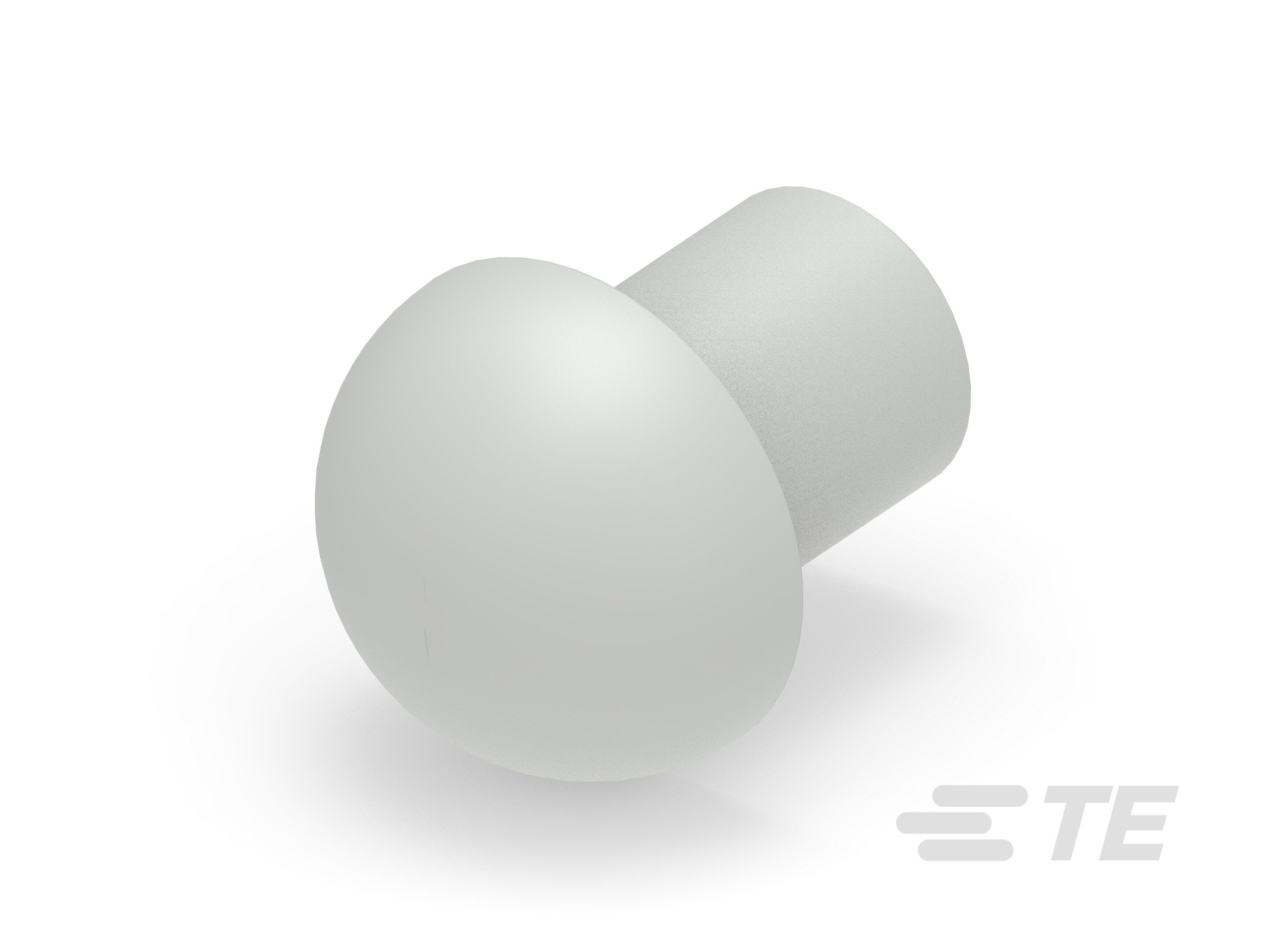 Te Entrelec - Bouchon dôme EP-DOP en polyamide, taille 18, diam. 11, Gris clair