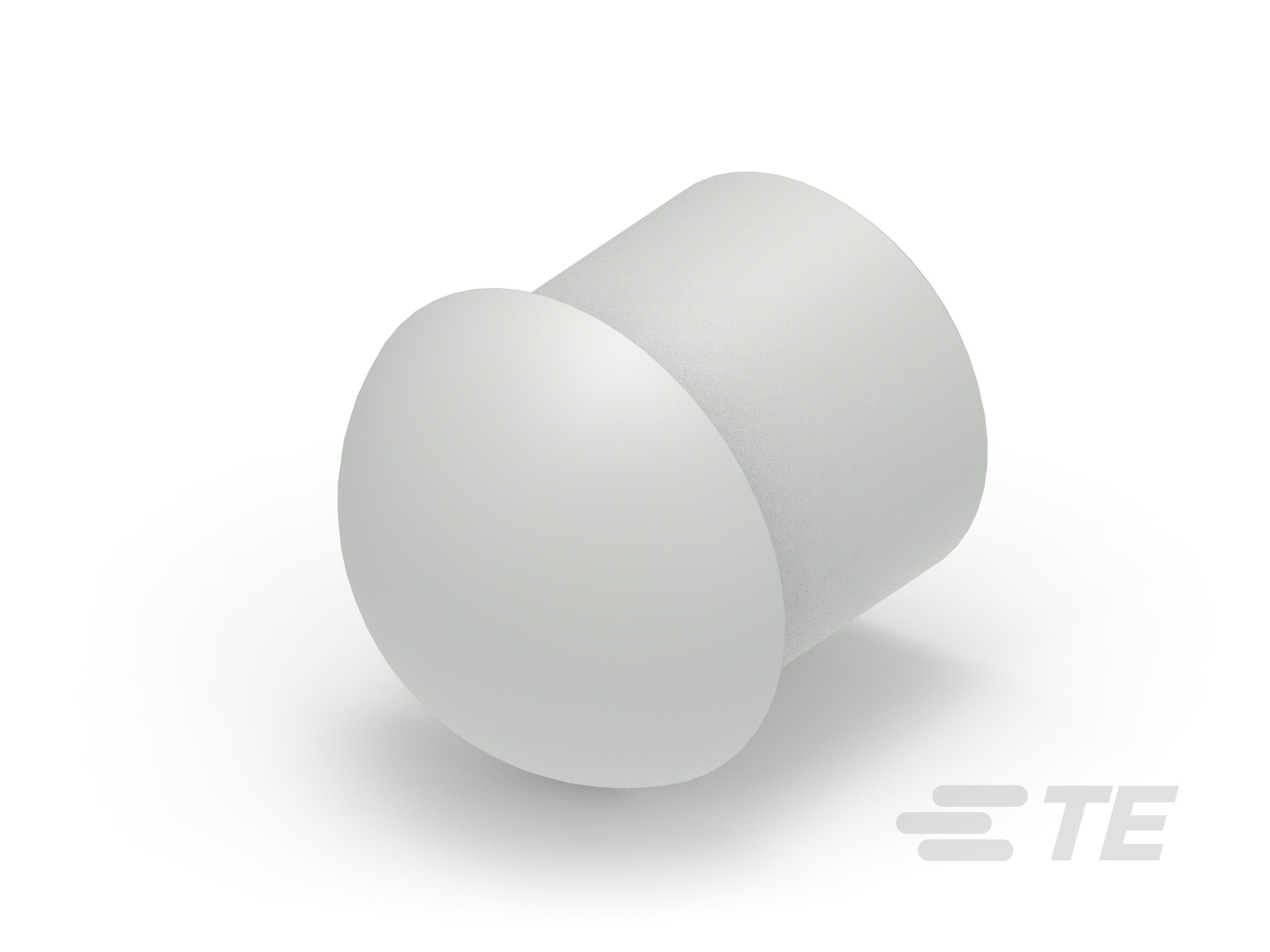 Te Entrelec - Bouchon dôme EP-DOP en polyamide, taille 20, diam. 16,4, Gris clair