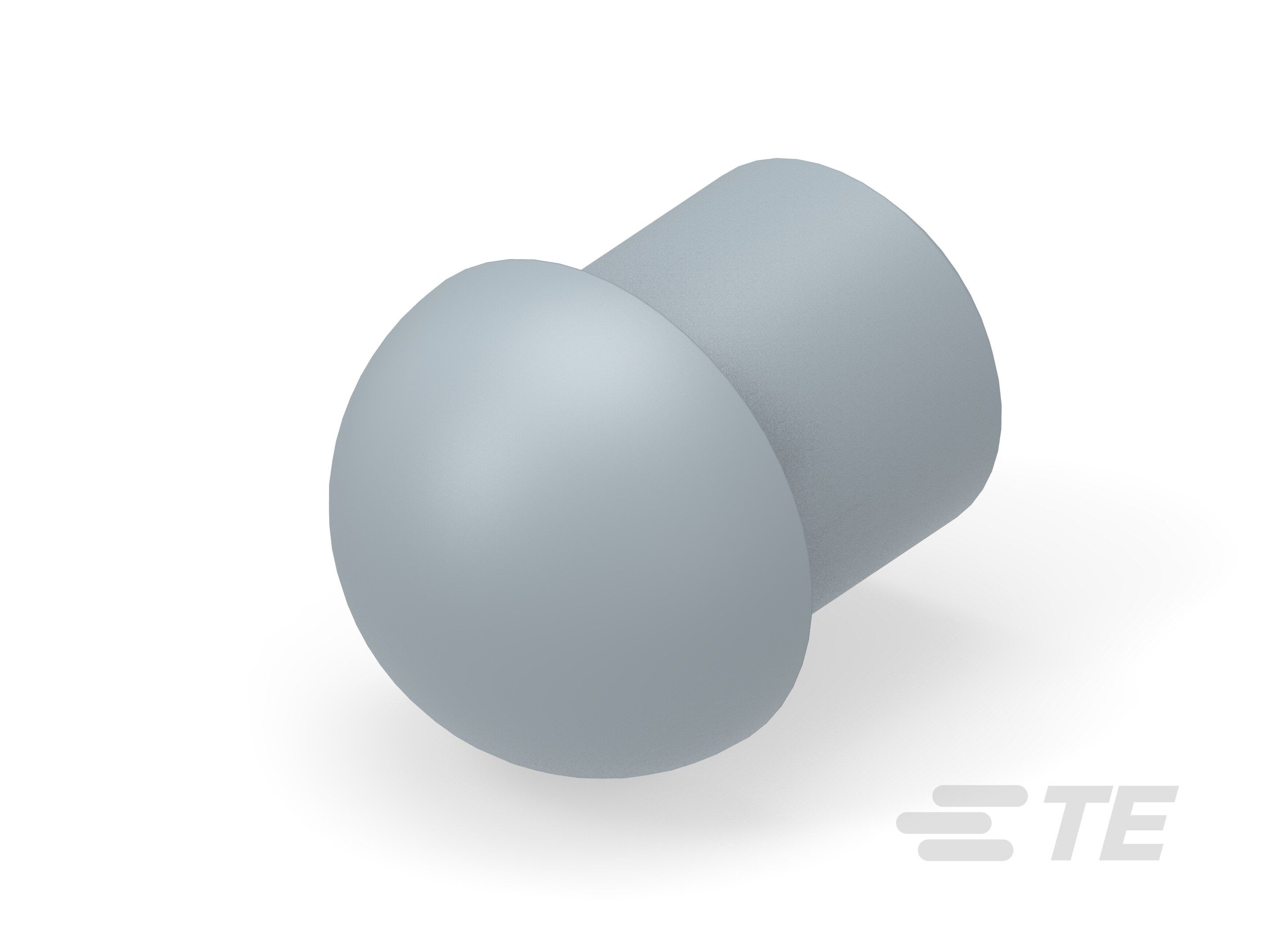 Te Entrelec - Bouchon dôme EP-DOP en polyamide, taille 18, diam. 13,6, Gris
