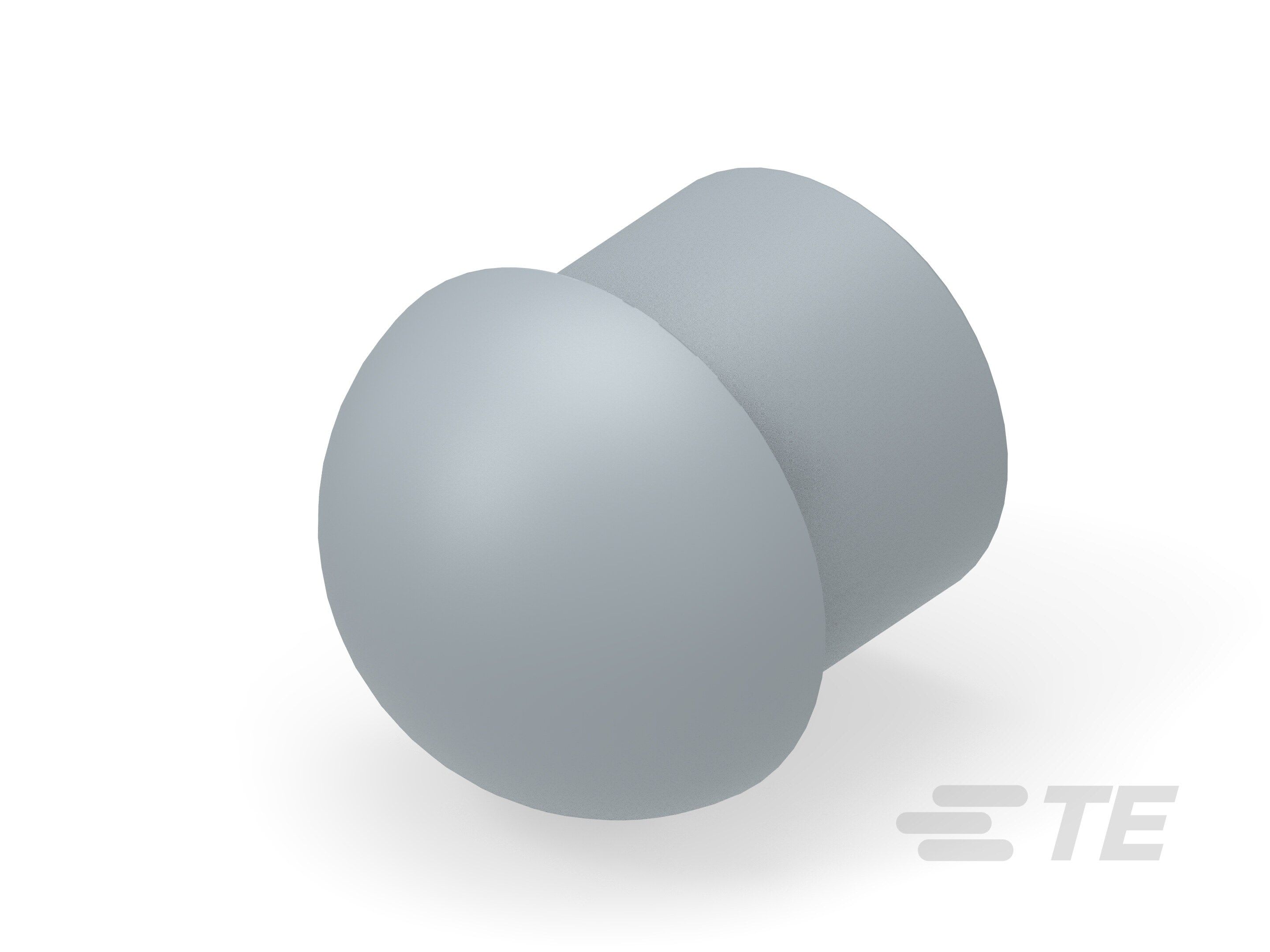 Te Entrelec - Bouchon dôme EP-DOP en polyamide, taille 22, diam. 17,8, Gris