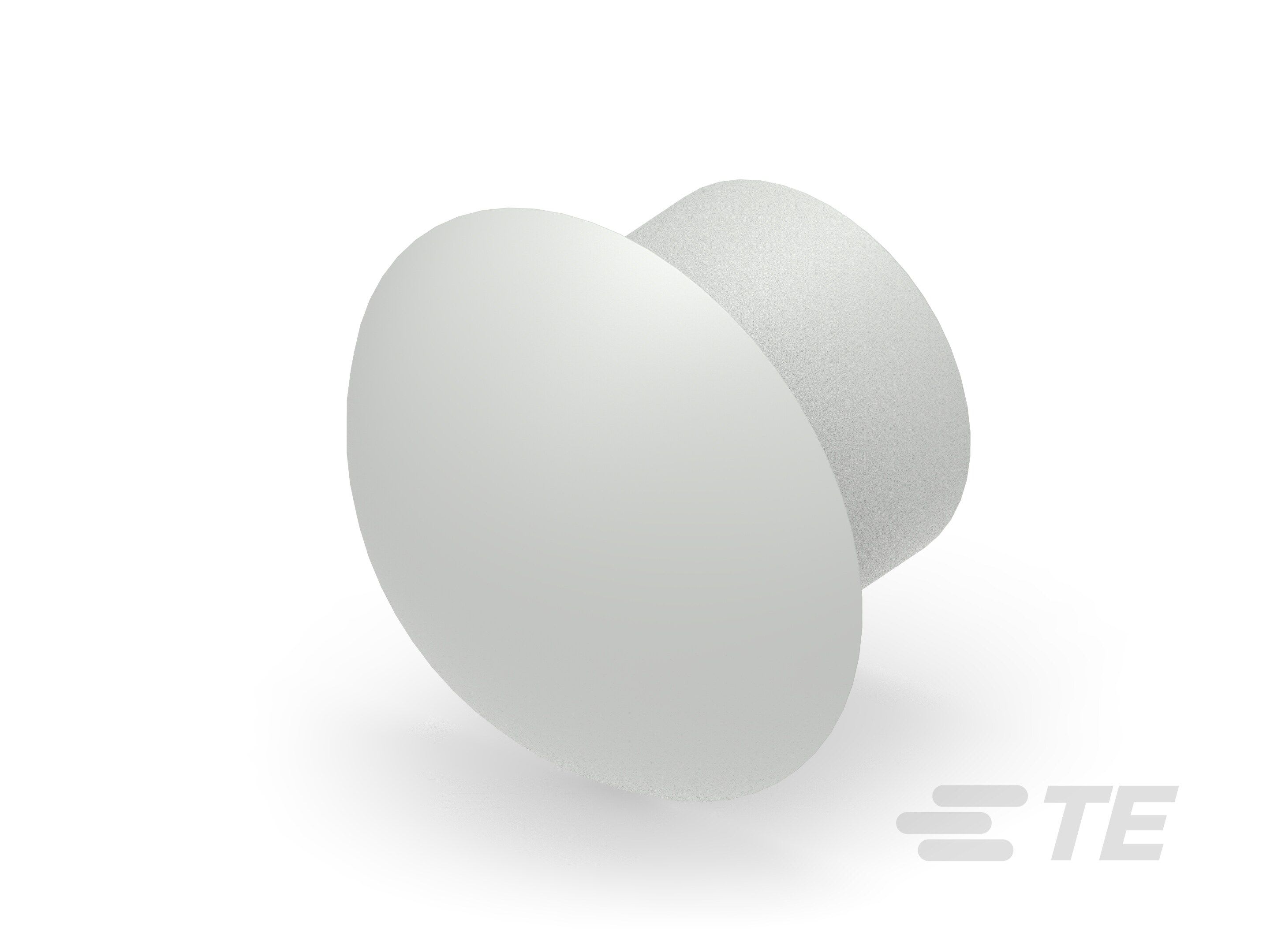 Te Entrelec - Bouchon dôme EP-DOP en polyamide, taille 32, diam. 20,5, Gris clair