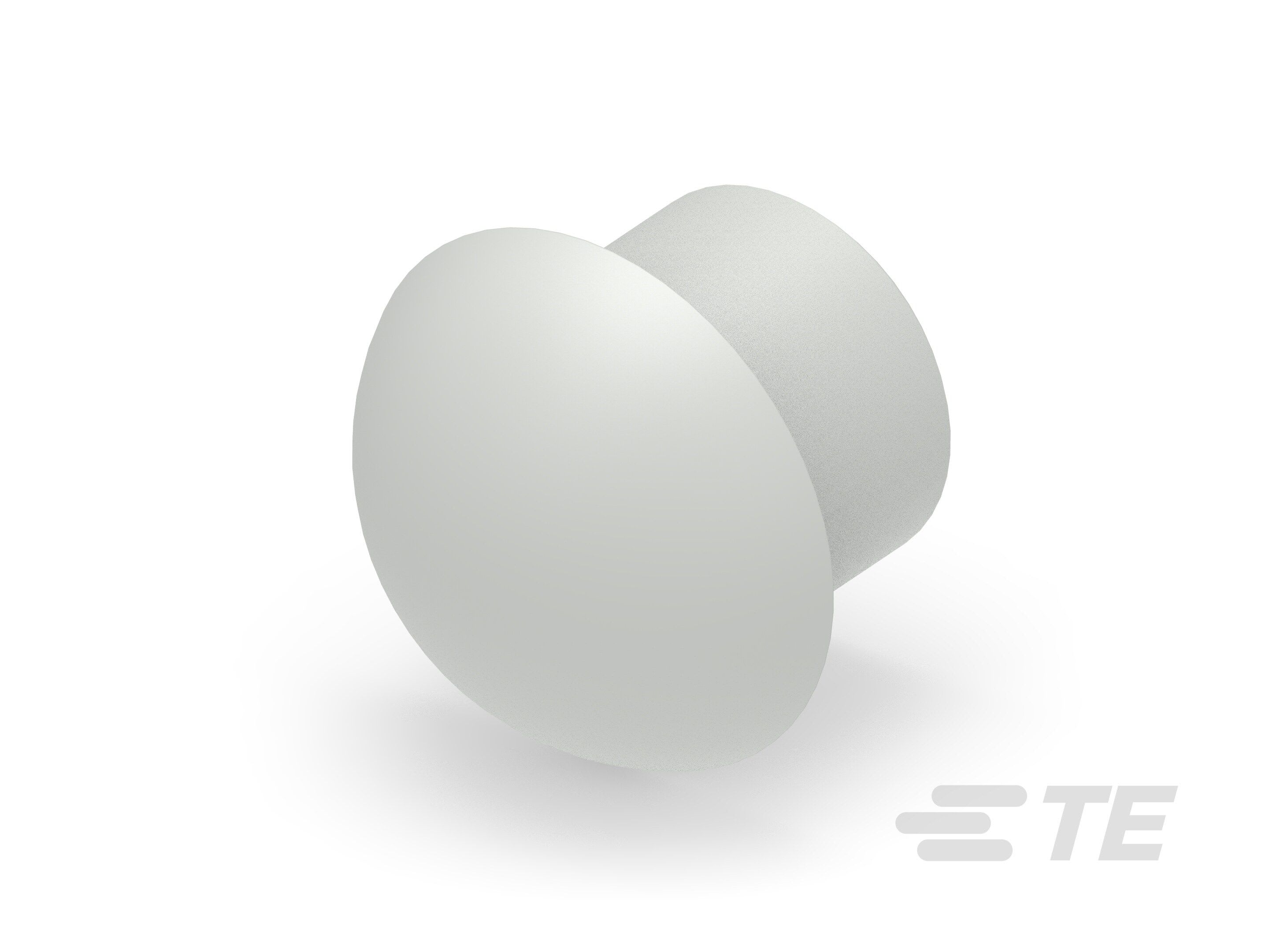 Te Entrelec - Bouchon dôme EP-DOP en polyamide, taille 29, diam. 19,7, Gris clair