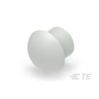 Te Entrelec - Bouchon dôme EP-DOP en polyamide, taille 29, diam. 19,7, Gris clair