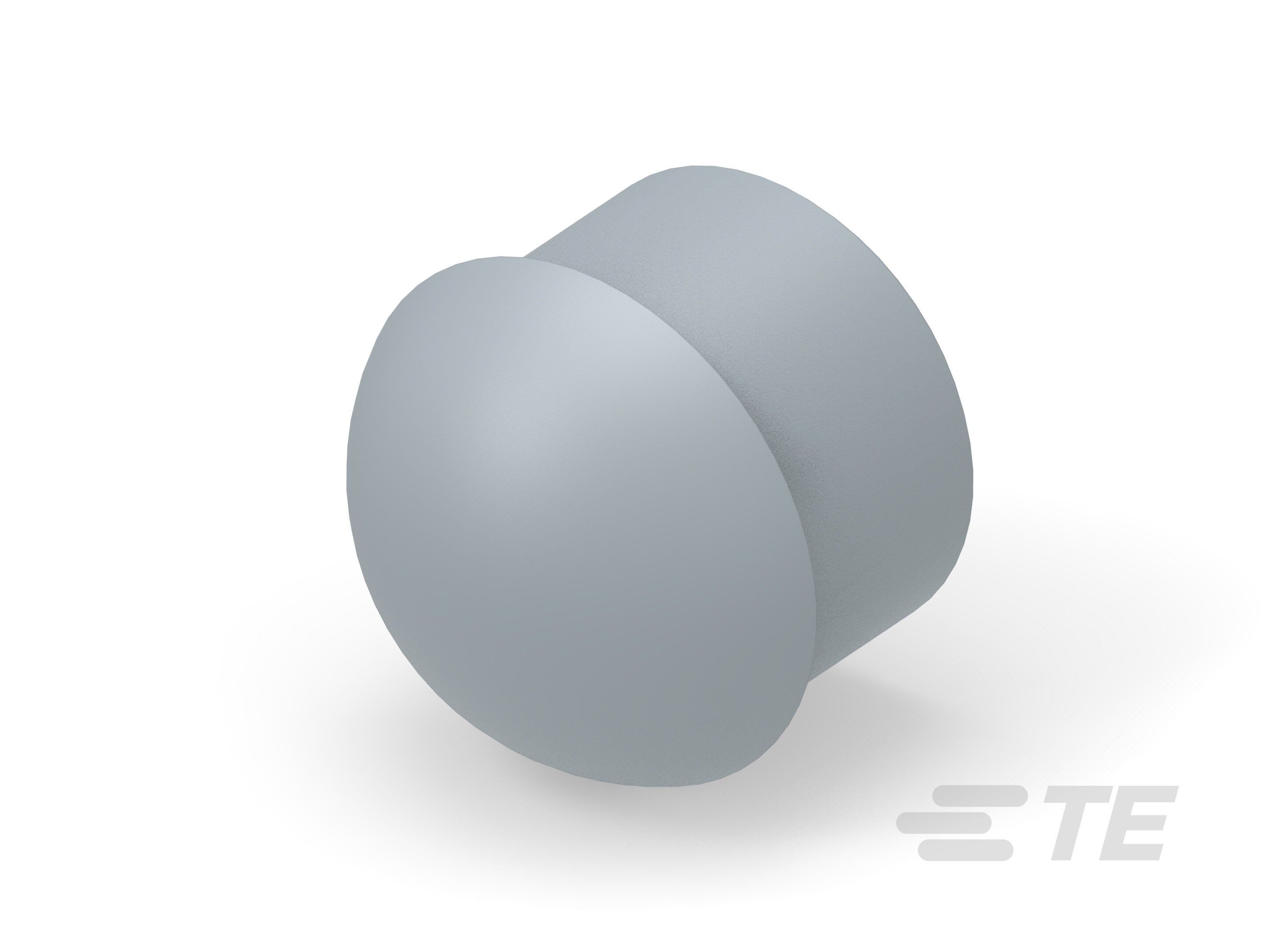 Te Entrelec - Bouchon dôme EP-DOP en polyamide, taille 29, diam. 25, Gris
