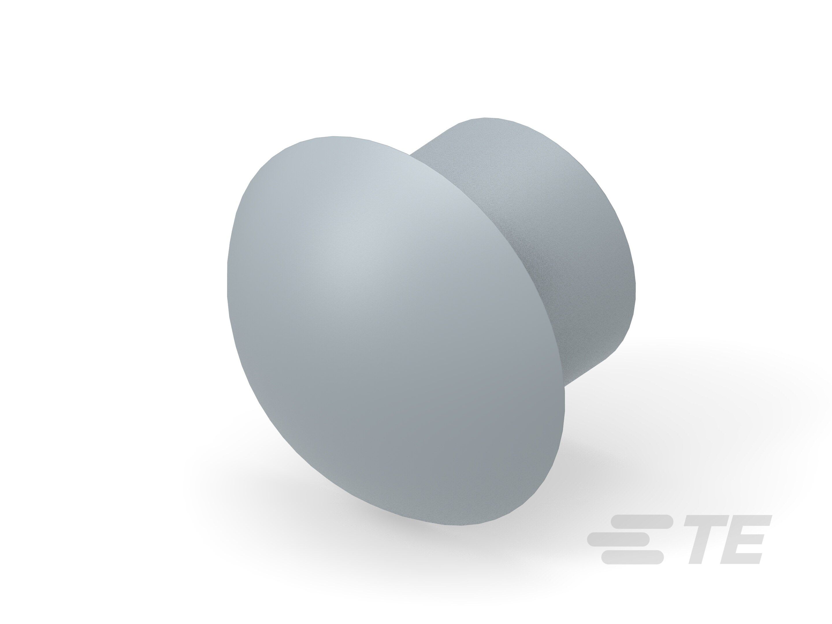 Te Entrelec - Bouchon dôme EP-DOP en polyamide, taille 32, diam. 20,5, Gris