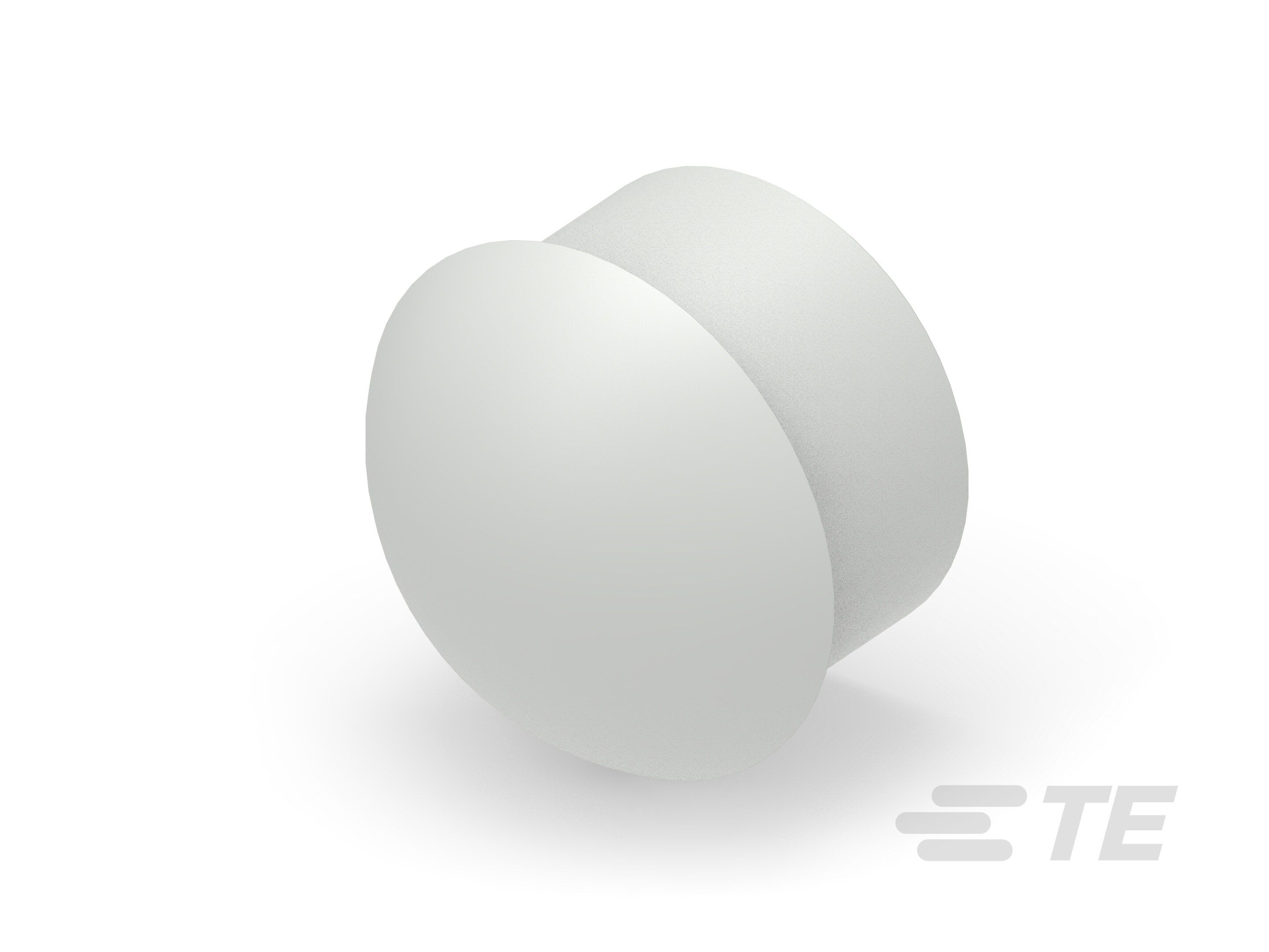 Te Entrelec - Bouchon dôme EP-DOP en polyamide, taille 37, diam. 31,8, Gris clair