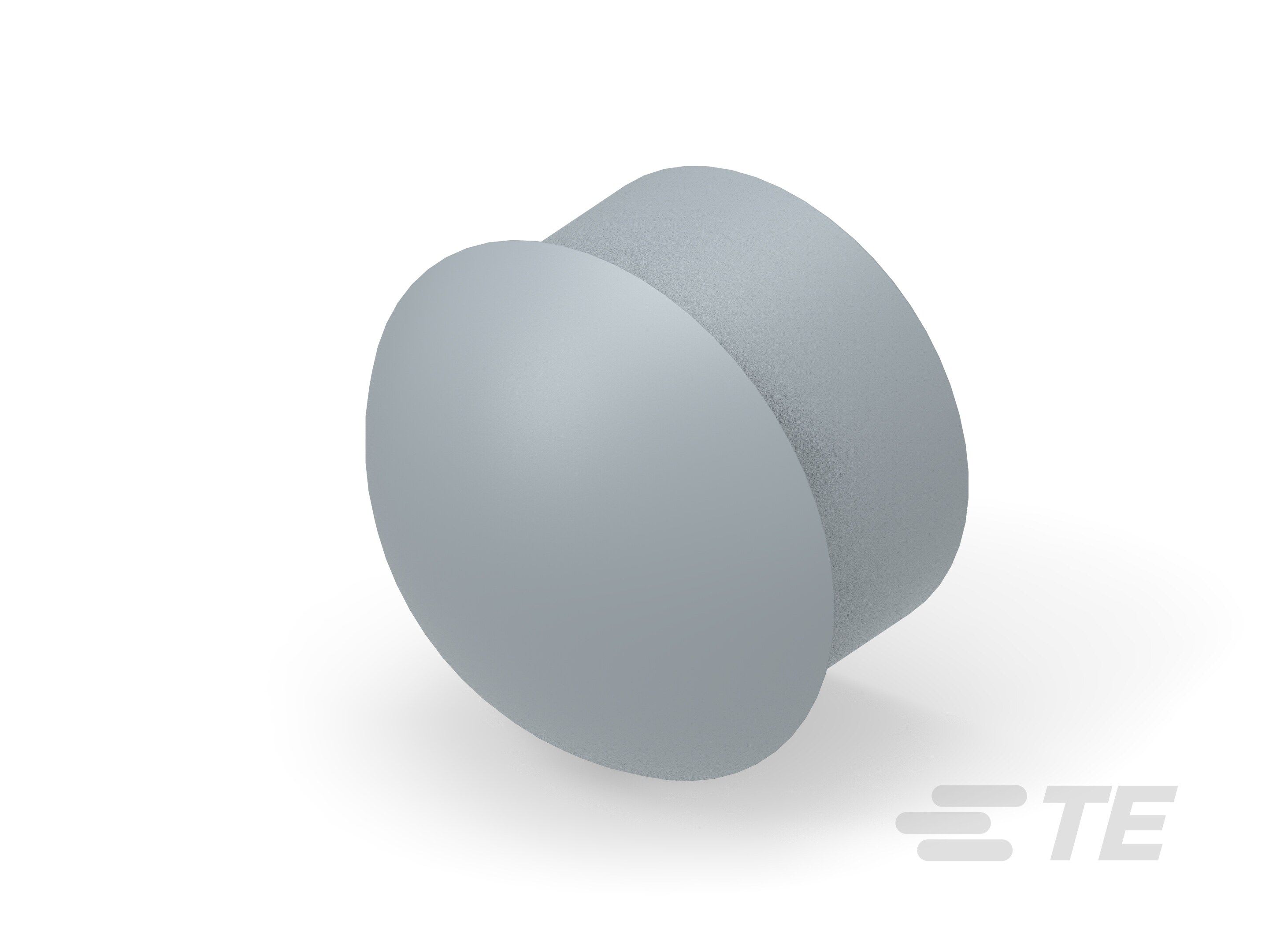 Te Entrelec - Bouchon dôme EP-DOP en polyamide, taille 37, diam. 31,8, Gris