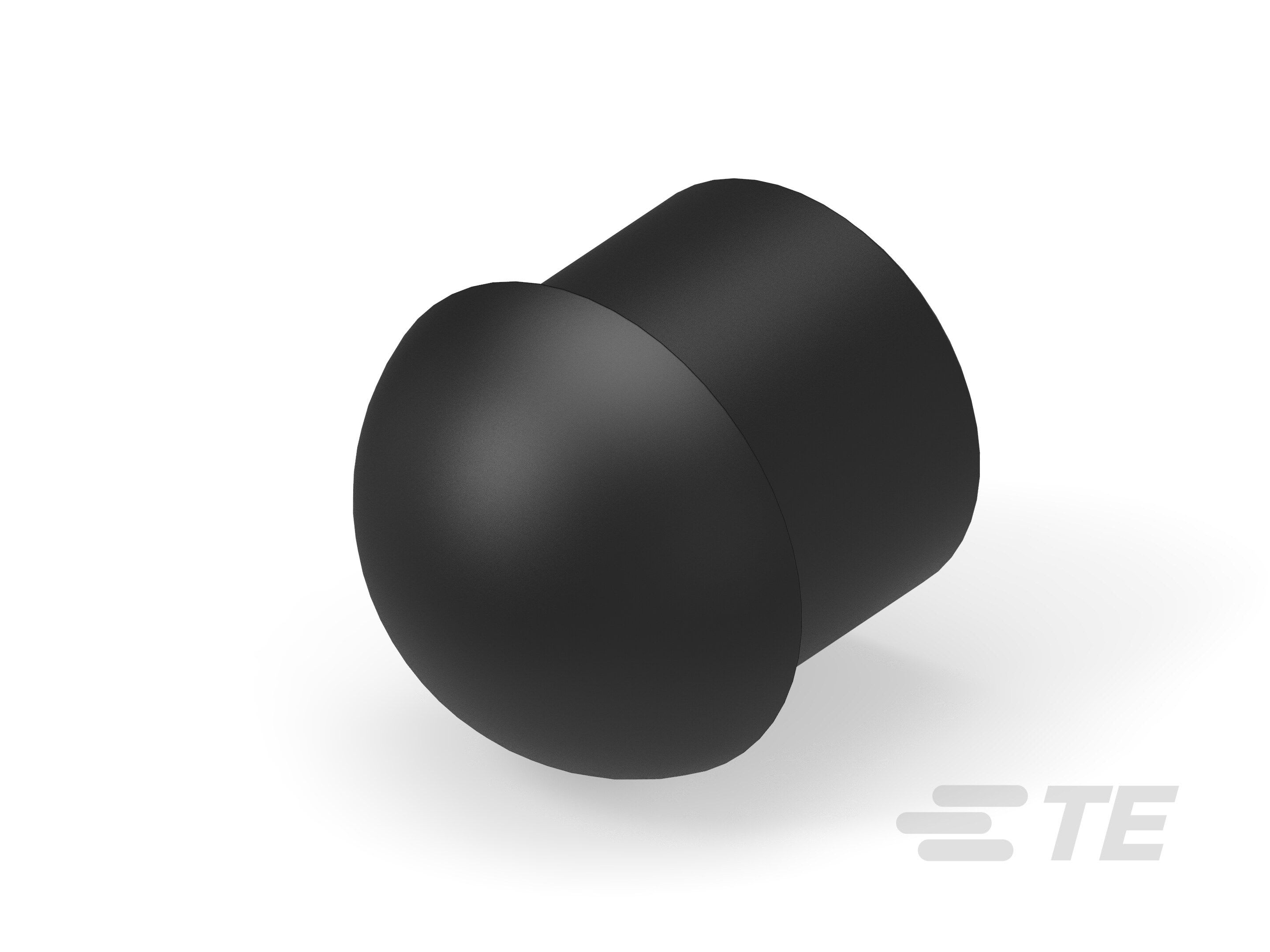 Te Entrelec - Bouchon dôme EP-DOP en polyamide, taille 24, diam. 20,4, Noir