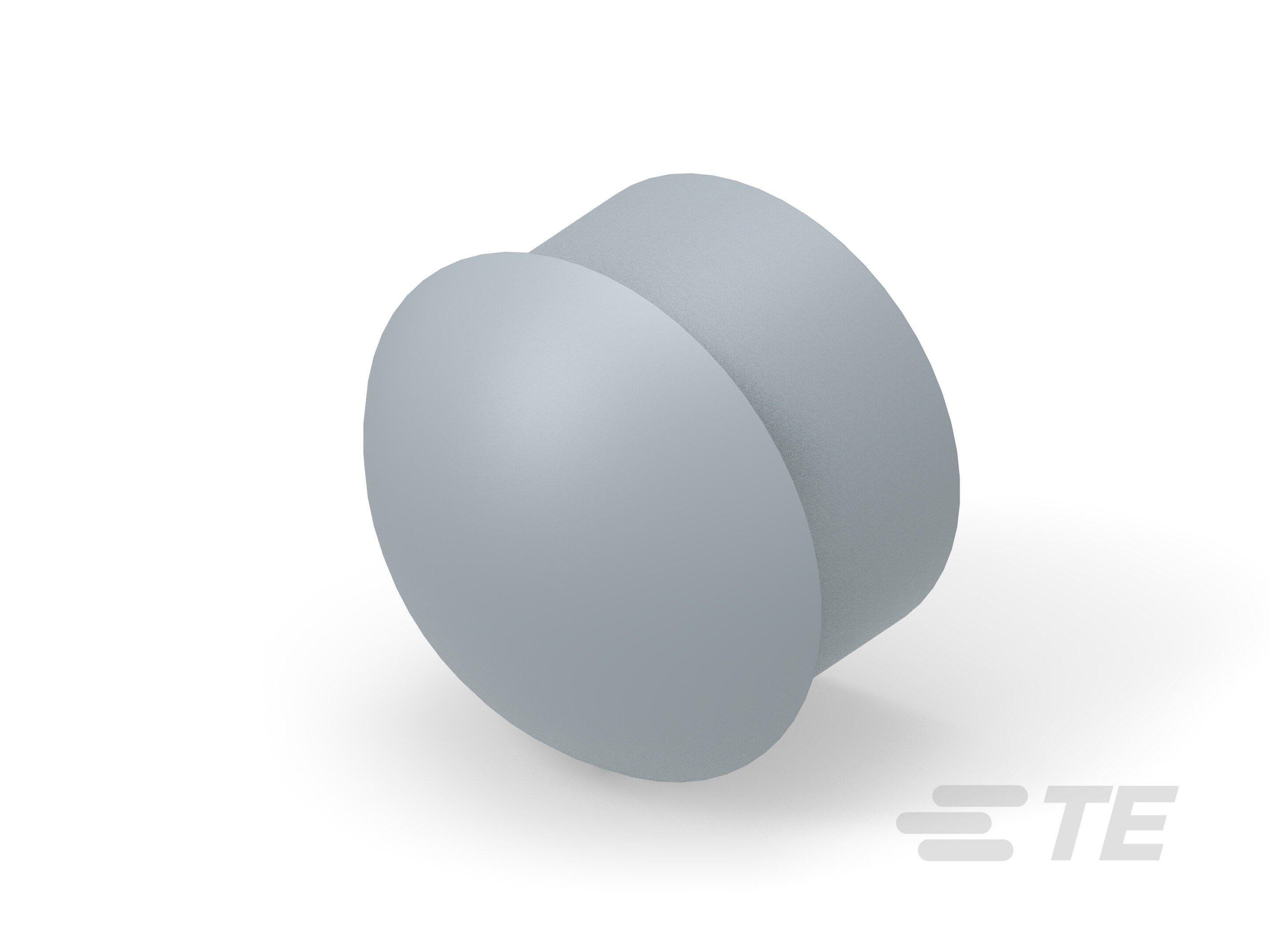 Te Entrelec - Bouchon dôme EP-DOP en polyamide, taille 45, diam. 38, Gris