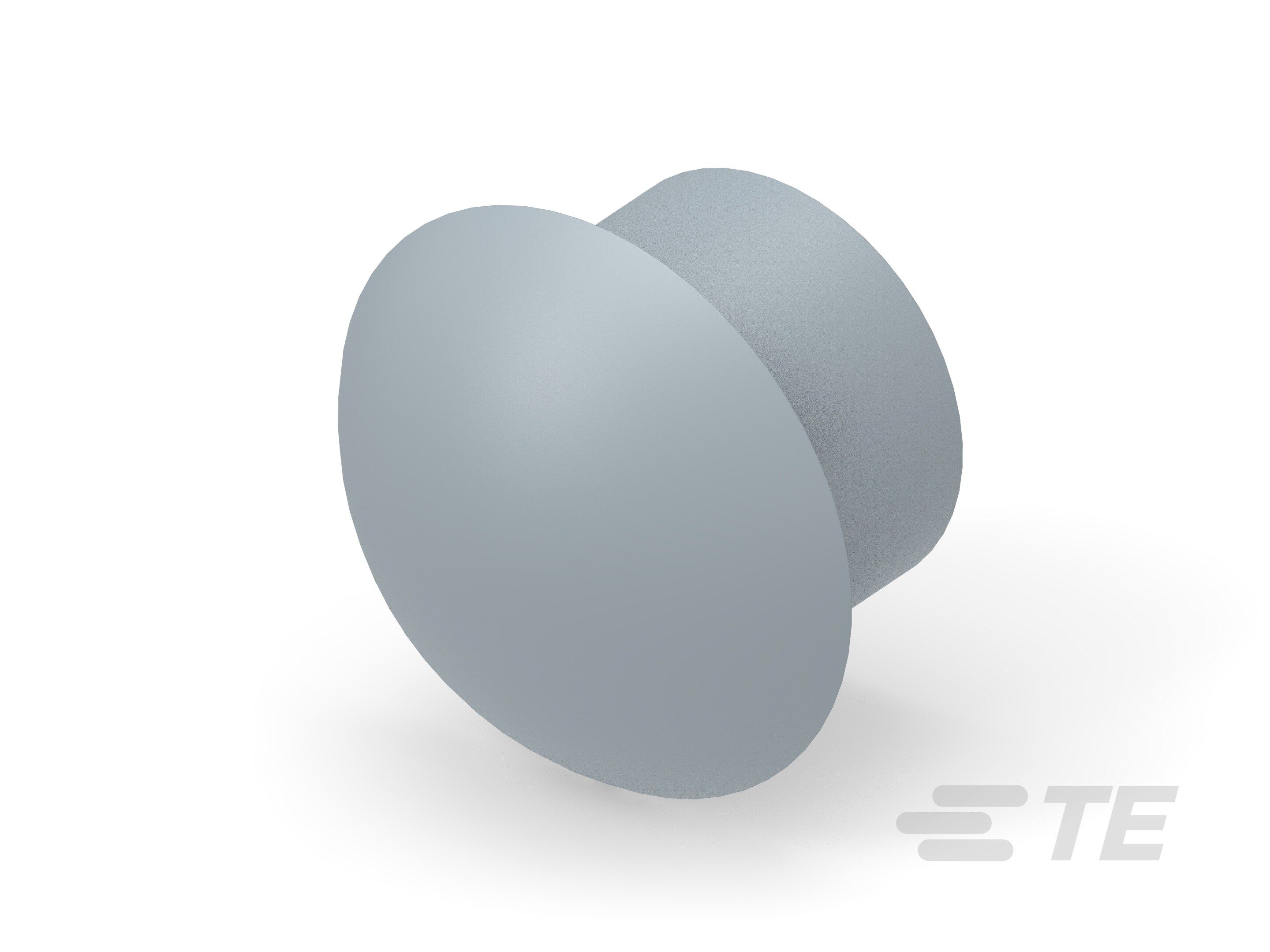 Te Entrelec - Bouchon dôme EP-DOP en polyamide, taille 45, diam. 30,6, Gris