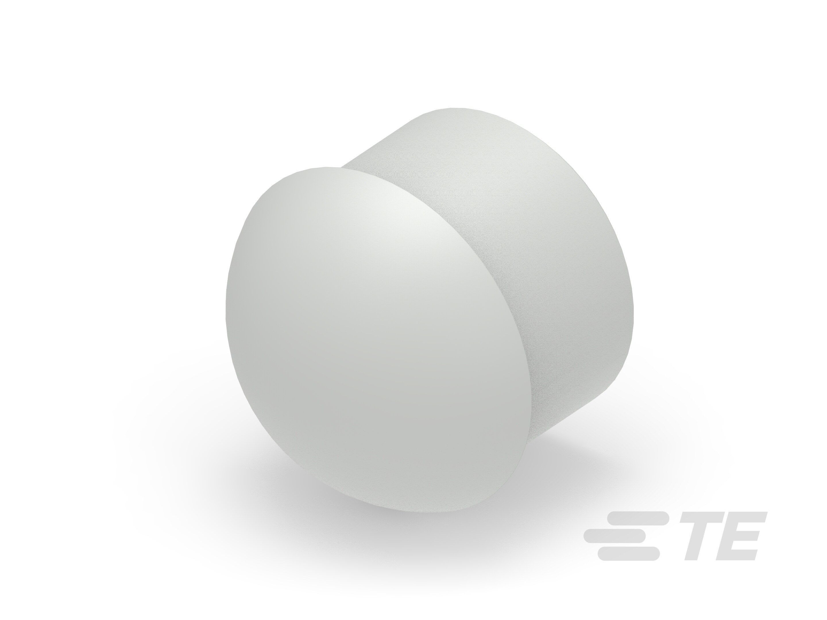 Te Entrelec - Bouchon dôme EP-DOP en polyamide, taille 29, diam. 25, Gris clair