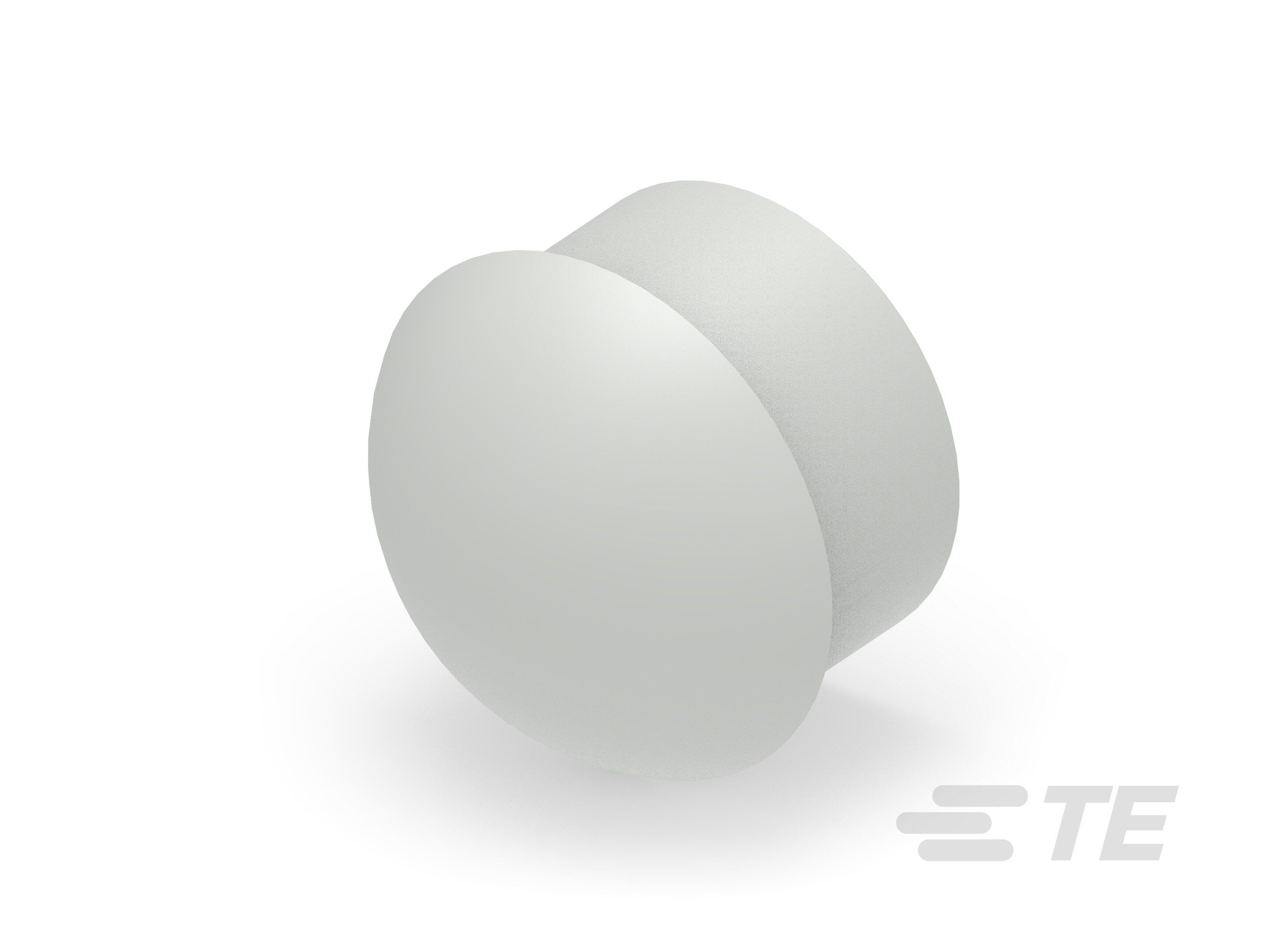 Te Entrelec - Bouchon dôme EP-DOP en polyamide, taille 52, diam. 44,2, Gris clair