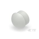 Te Entrelec - Bouchon dôme EP-DOP en polyamide, taille 52, diam. 44,2, Gris clair