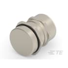 Te Entrelec - Presse-étoupe CEM2 , filetage métrique, Laiton nickelé (Taille A)