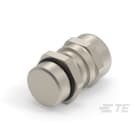 Te Entrelec - Presse-étoupe CEM2 , filetage métrique, Laiton nickelé (Taille A)