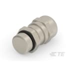 Te Entrelec - Presse-étoupe CEM2 , filetage métrique, Laiton nickelé (Taille A)