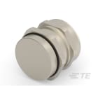 Te Entrelec - Presse-étoupe CEM2 , filetage métrique, Laiton nickelé (Taille A)