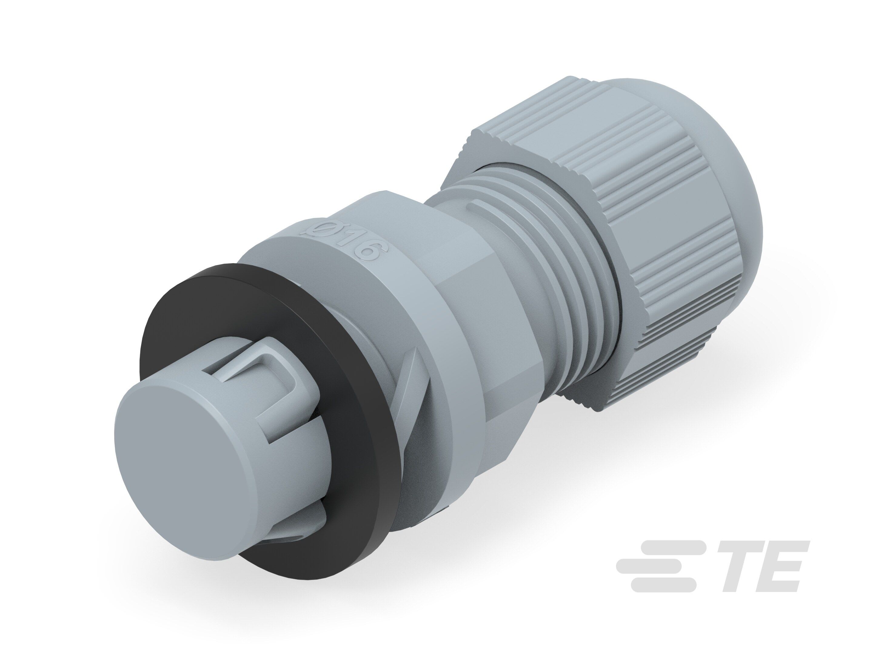 Te Entrelec - Presse-étoupe, snap-in (insertion directe), polyamide, gris (Taille B)