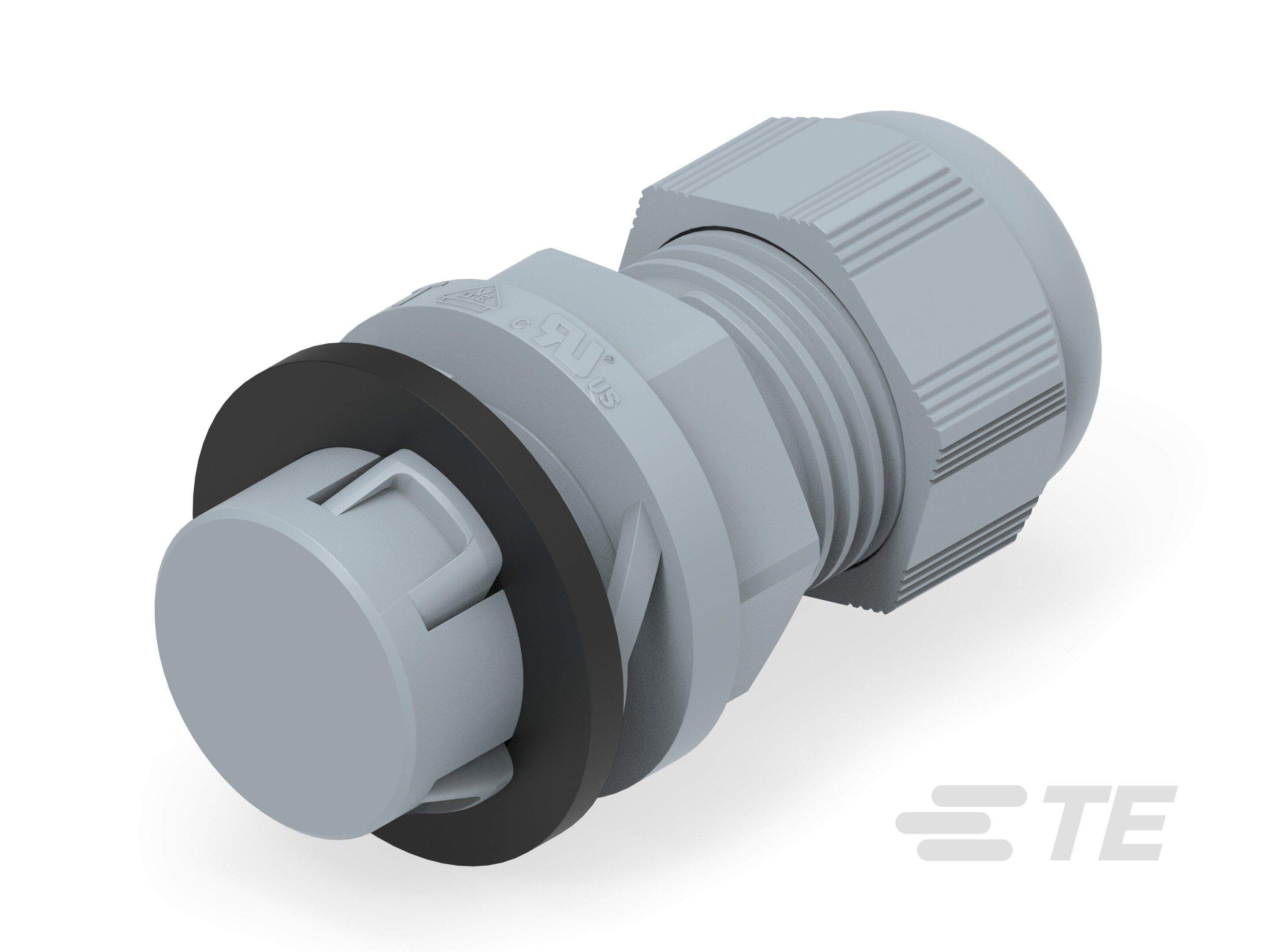 Te Entrelec - Presse-étoupe, snap-in (insertion directe), polyamide, gris (Taille C)