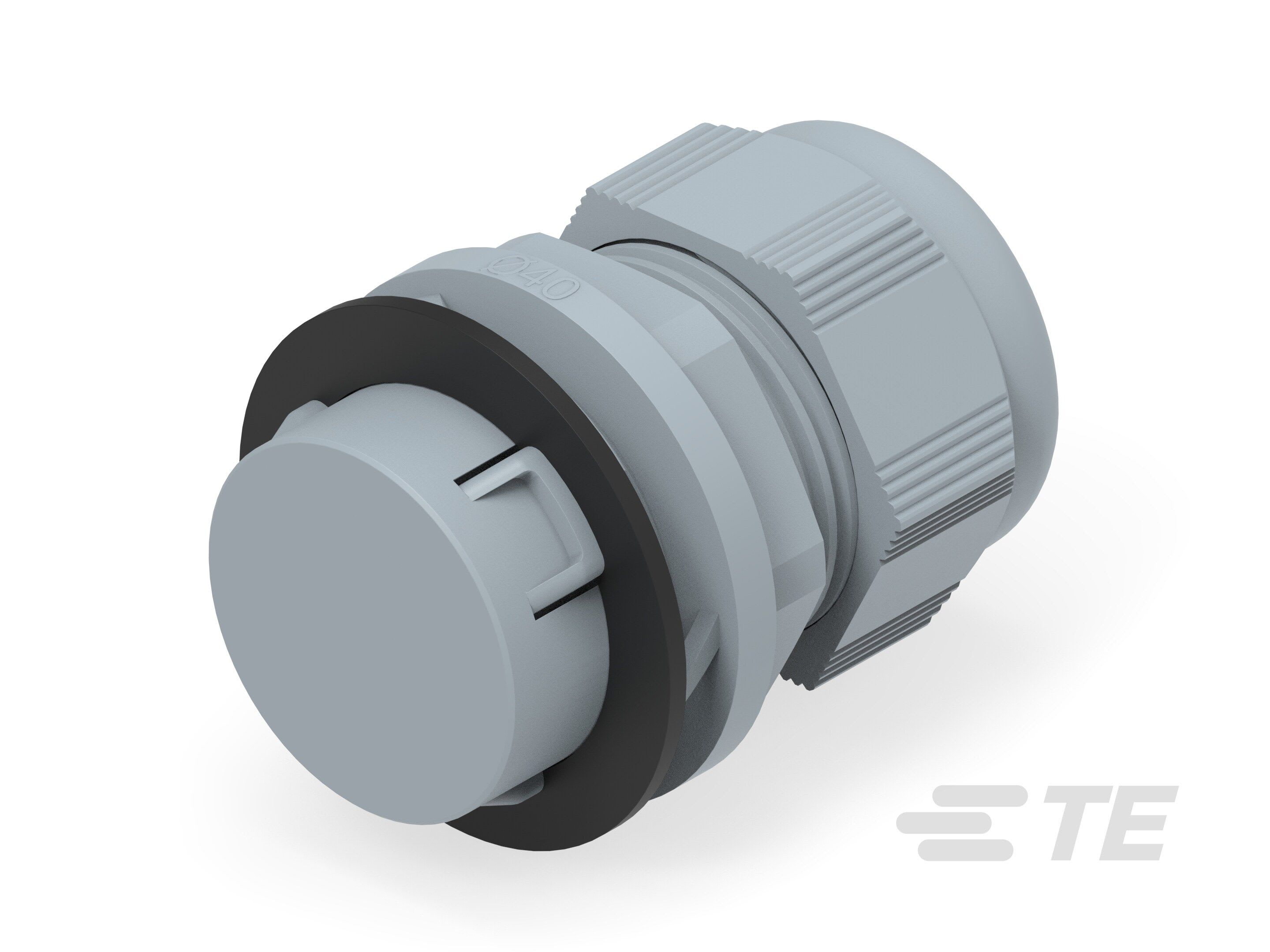 Te Entrelec - Presse-étoupe, snap-in (insertion directe), polyamide, gris (Taille A)
