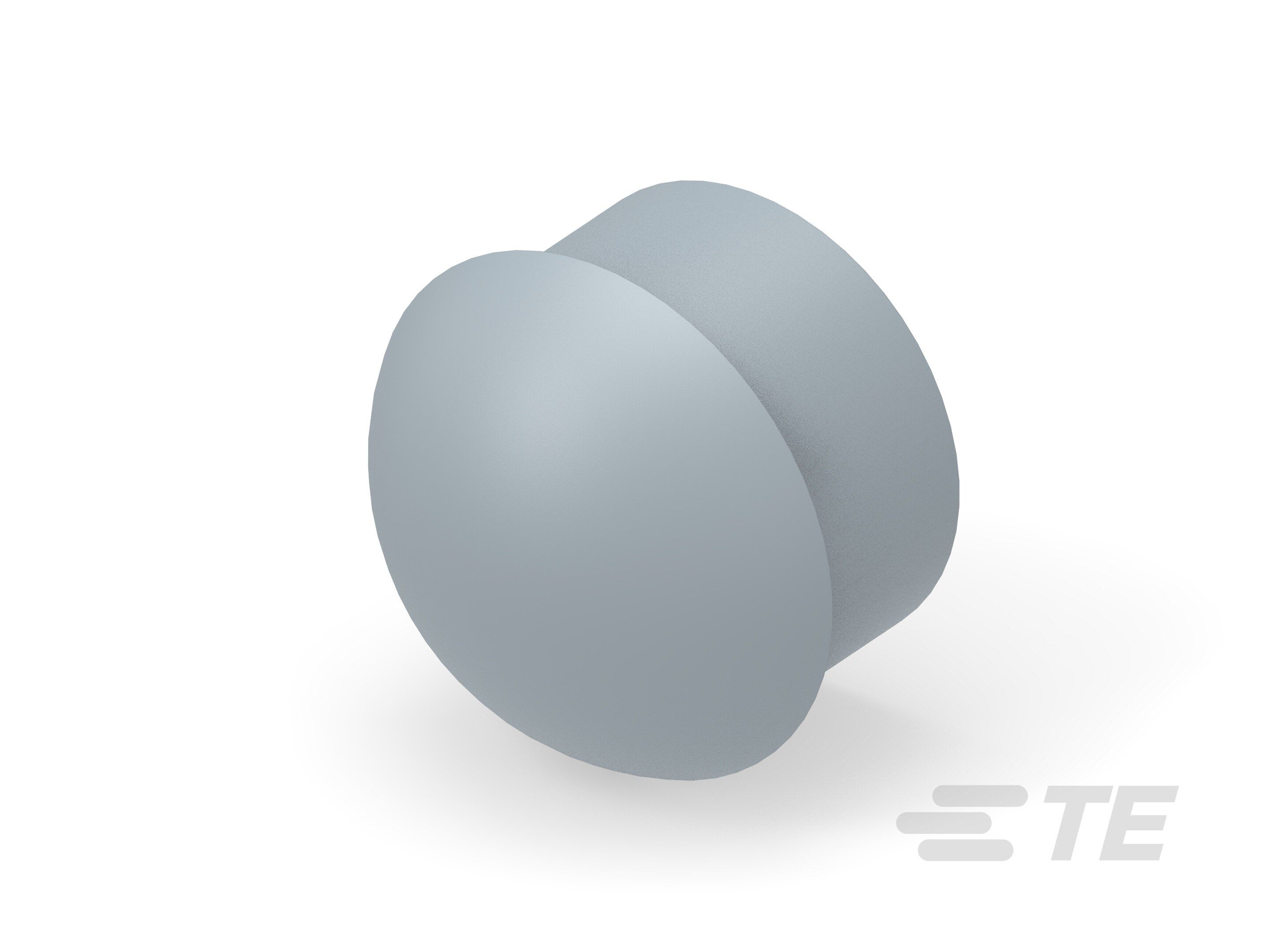 Te Entrelec - Bouchon dôme EP-DOP en polyamide, taille 52, diam. 44,2, Gris