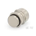 Te Entrelec - Presse-étoupe avec contre-écrou, filetage métrique, Laiton nickelé (Taille I)