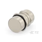 Te Entrelec - Presse-étoupe avec contre-écrou, filetage métrique, Laiton nickelé (Taille B)