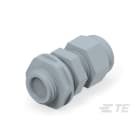 Te Entrelec - Presse-étoupe avec contre-écrou, filetage métrique, polyamide, gris (Taille C)