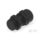 Te Entrelec - Presse-étoupe avec contre-écrou, filetage métrique, polyamide, noir (Taille A)